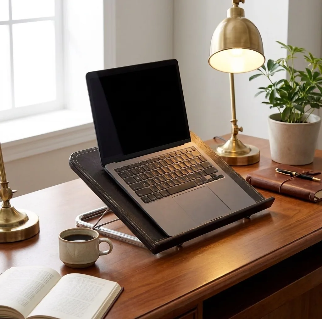 نگهدارنده کتاب قائم مدل Leathern- GH