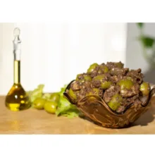 زیتون پرورده ممتاز دلفین - 75گرم بسته 12 عددی