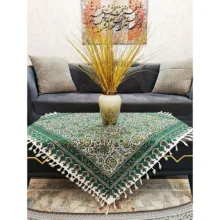رومیزی قلمکار مدل گل اناری
