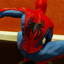 فیگور طرح شخصیت مرد عنکبوتی مدل hero pose ارتفاع ۱۵ سانتی متر