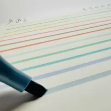 ماژیک علامت گذار مدل اکلیلی دو سر بسته ۳ عددی