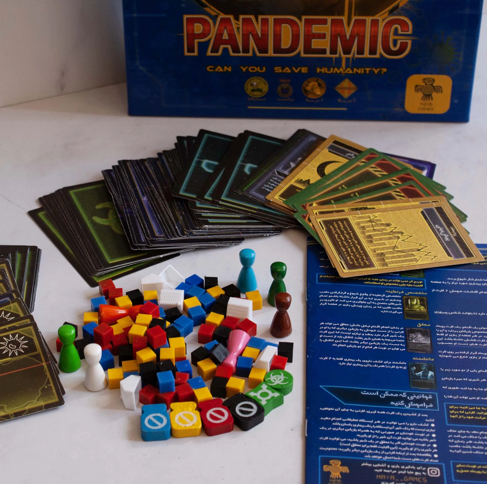 بازی فکری مایا گیمز مدل PANDEMIC