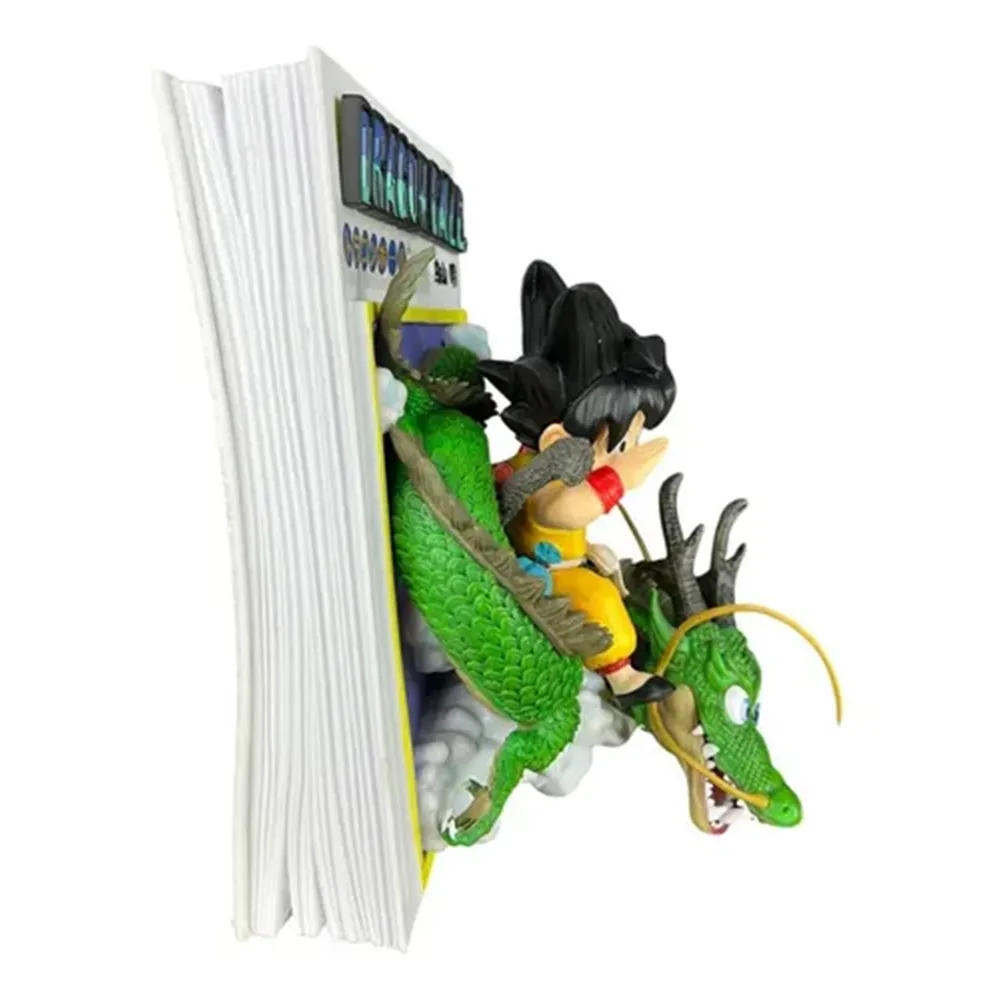 فیگور گوکو کودک دراگون بال مدل Shenron 3D Diorama Dragon Ball، دیورامای سه‌بعدی با شنرون و پس‌زمینه مانگا، ارتفاع 29 سانتی‌متر