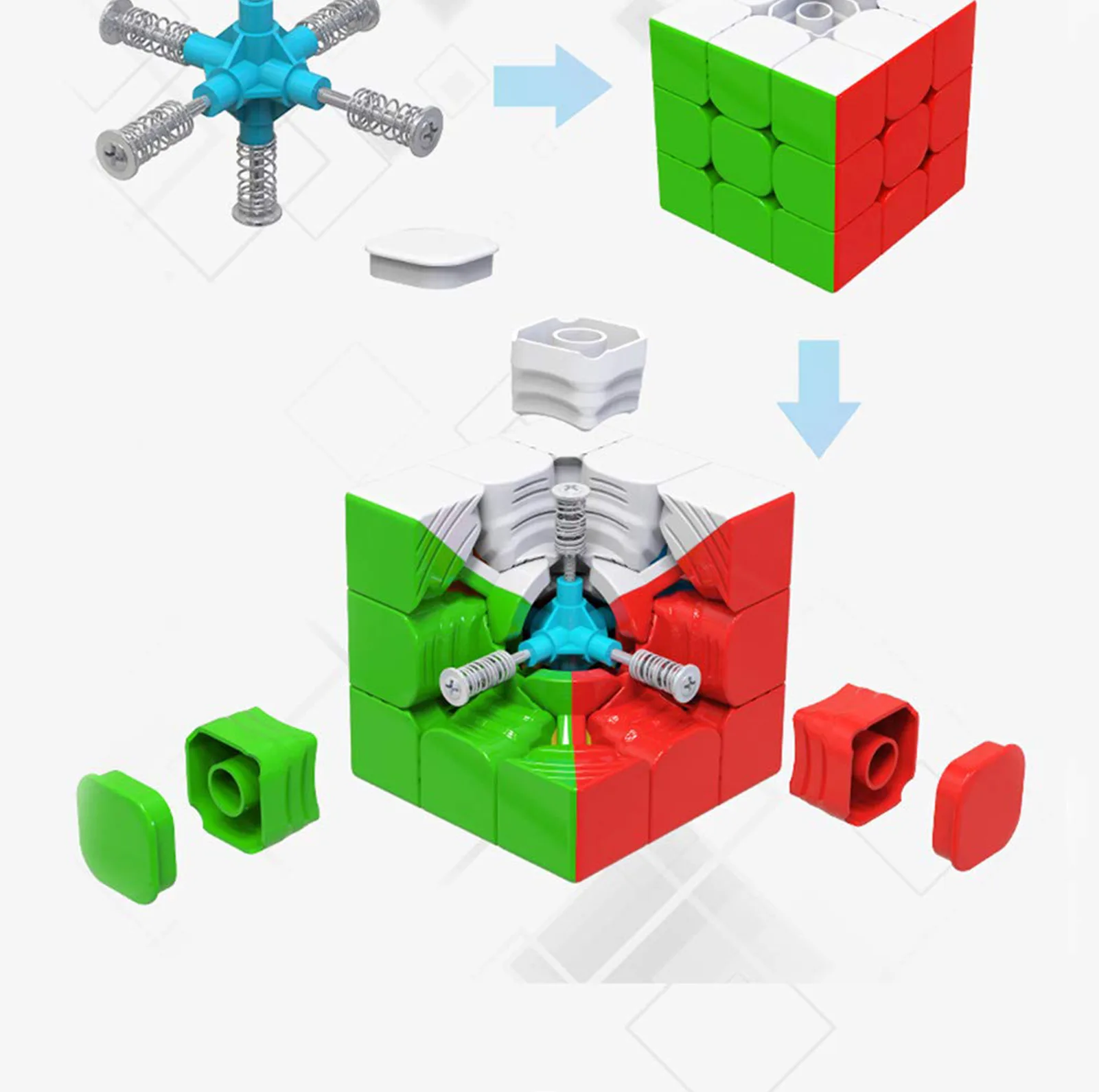 مکعب روبیک یوکسین مدل لیتل مجیک مگنت 3×3 YuXin Little Magic Magnetic