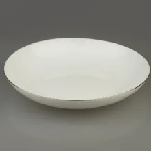 بشقاب طرح گرد مدل پاستا خوری کد 001 مجموعه دو عددی