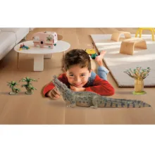 اکشن فیگور مدل کروکودیل فک متحرک طرح CROCODILE ارتفاع 5 سانتیمتر