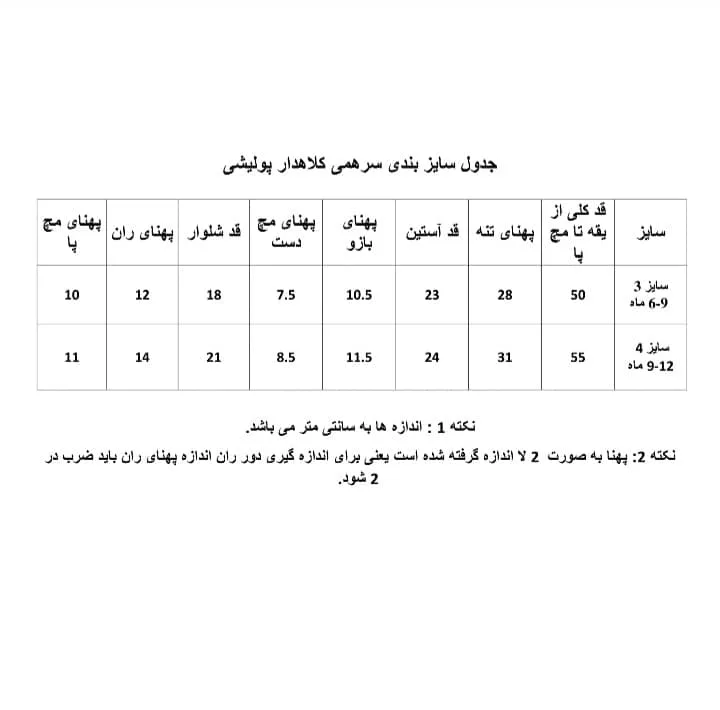 سرهمی زمستانی نوزادی مدل پولیشی