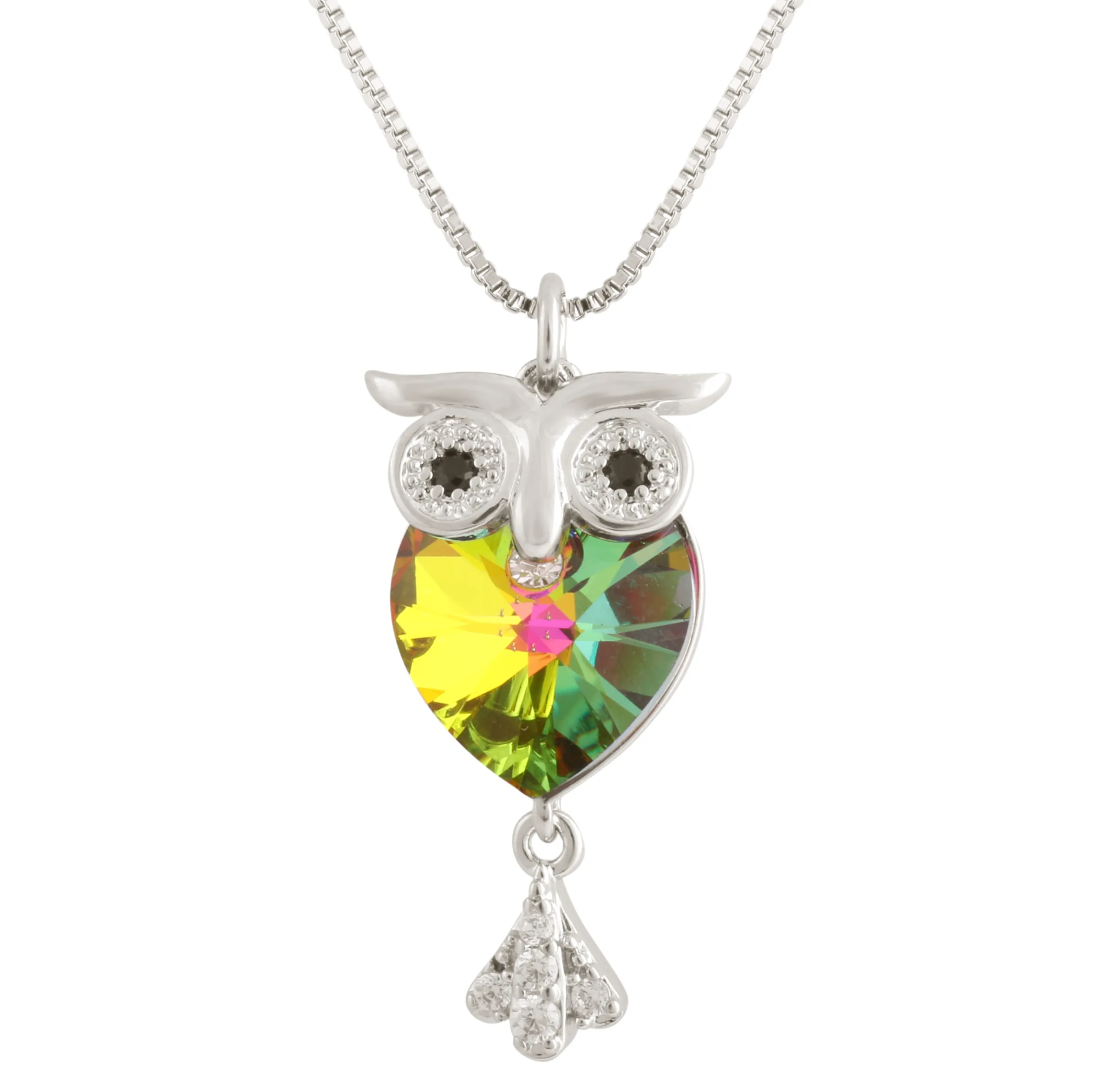 گردنبند زنانه سواروسکی مدل جغد کد N3269