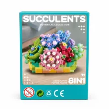 ساختنی 98 تکه مدل ECHEVERIA CREAM BERRY