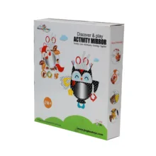 آویز تخت کودک مدل آینه دار طرح جغد happy monkey