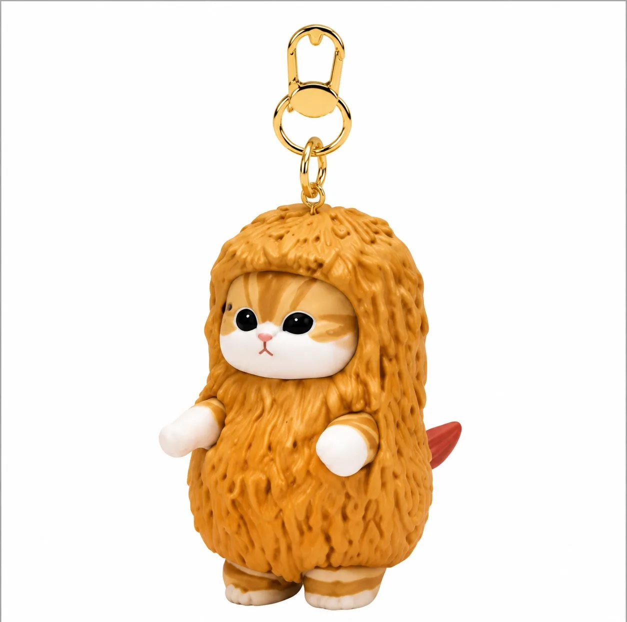 اسباب بازی شانسی مدل جاکلیدی فیگوری موفوسند مدل Shrimp Meow Figure Keychain سری Kitan Club