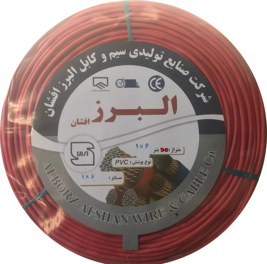 سیم برق 1 در 4 البرز افشان مدل w1x4