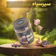 سیر سیاه زوبر - 200 گرم بسته 8 عددی