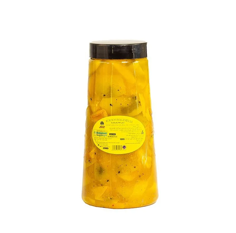 ترشی انبه ترش و شیرین کلثوم کاملیا - 1300 گرم مجموعه 2 عددی