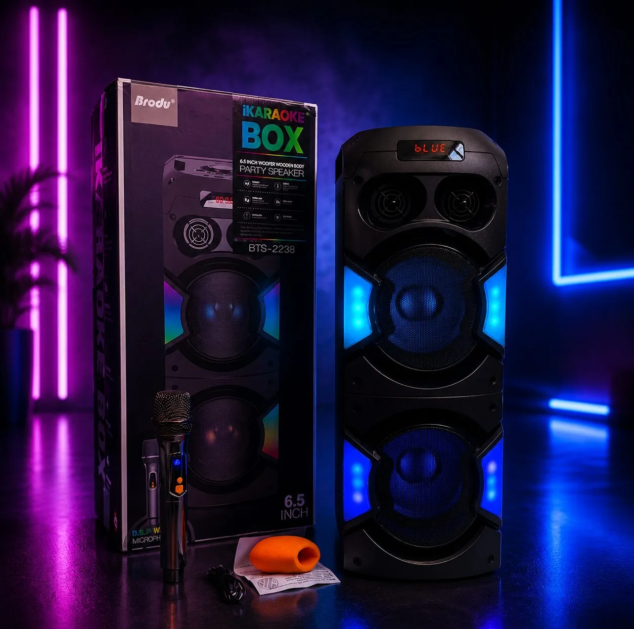 اسپیکر بلوتوثی قابل حمل برودو مدل BTS 2238