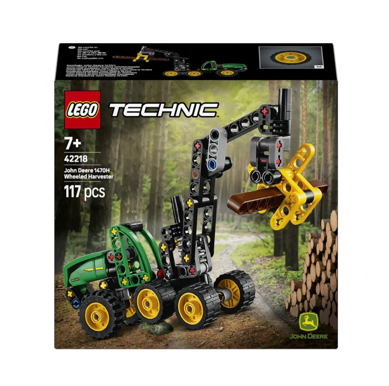 لگو 42218 سری Technic مدل John Deere 1470H Wheeled Harvester