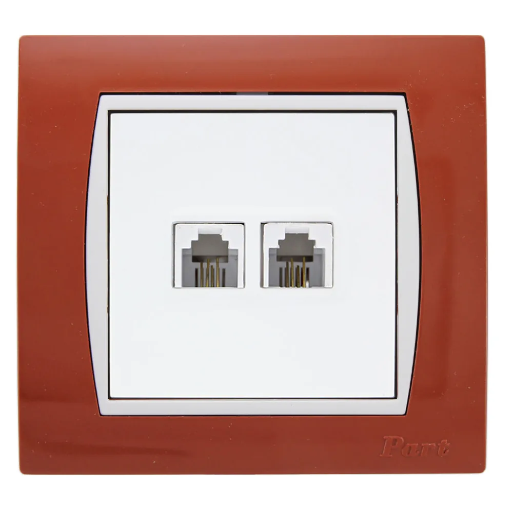 پریز تلفن پارت الکتریک مدل آذین کد5001W4027