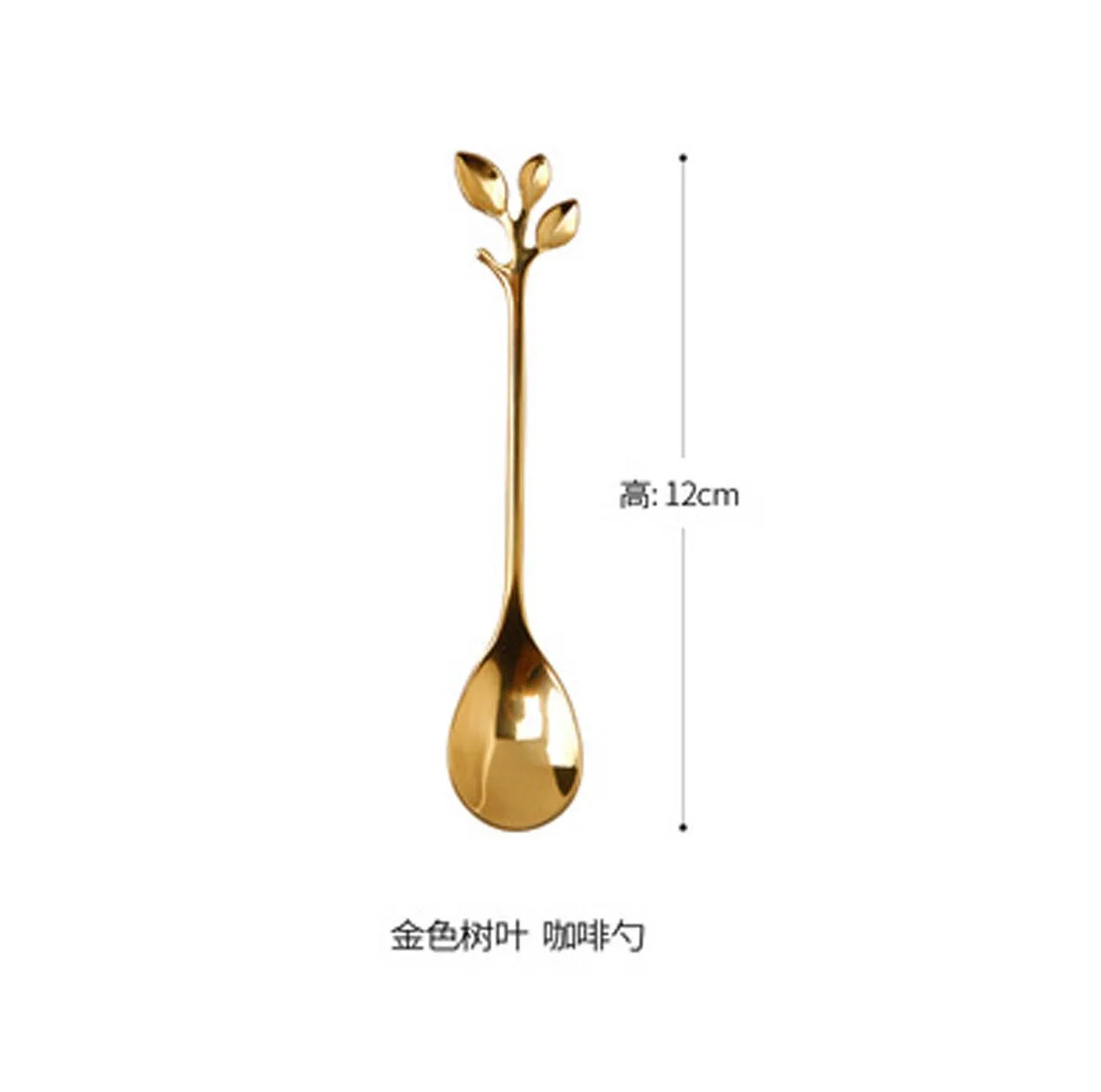 قاشق چای خوری مدل برگ کد 00601 مجموعه 6 عددی
