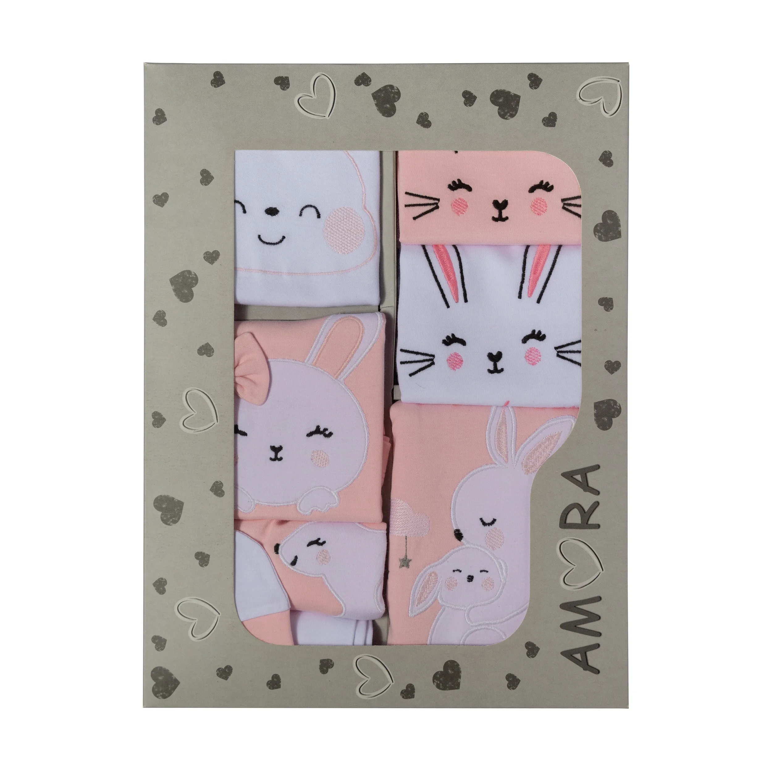 ست 19 تکه لباس نوزادی آمورا مدل Baby Bunny