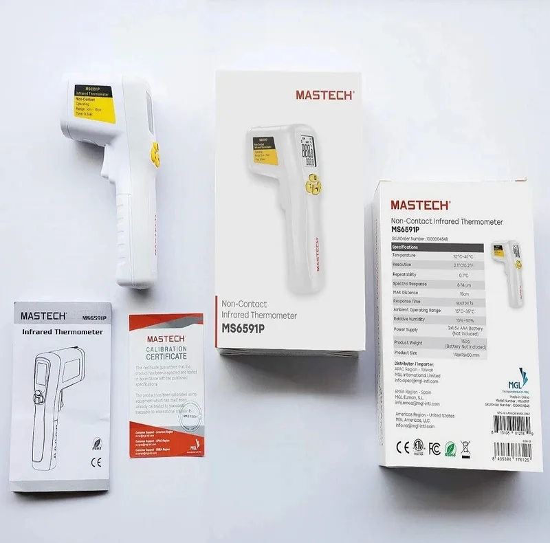تبسنج و دماسنج کودک مدل MS6591P