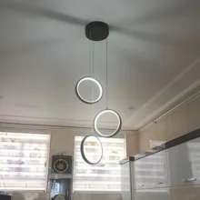 لوستر آویز شاهان تک مدل three rings