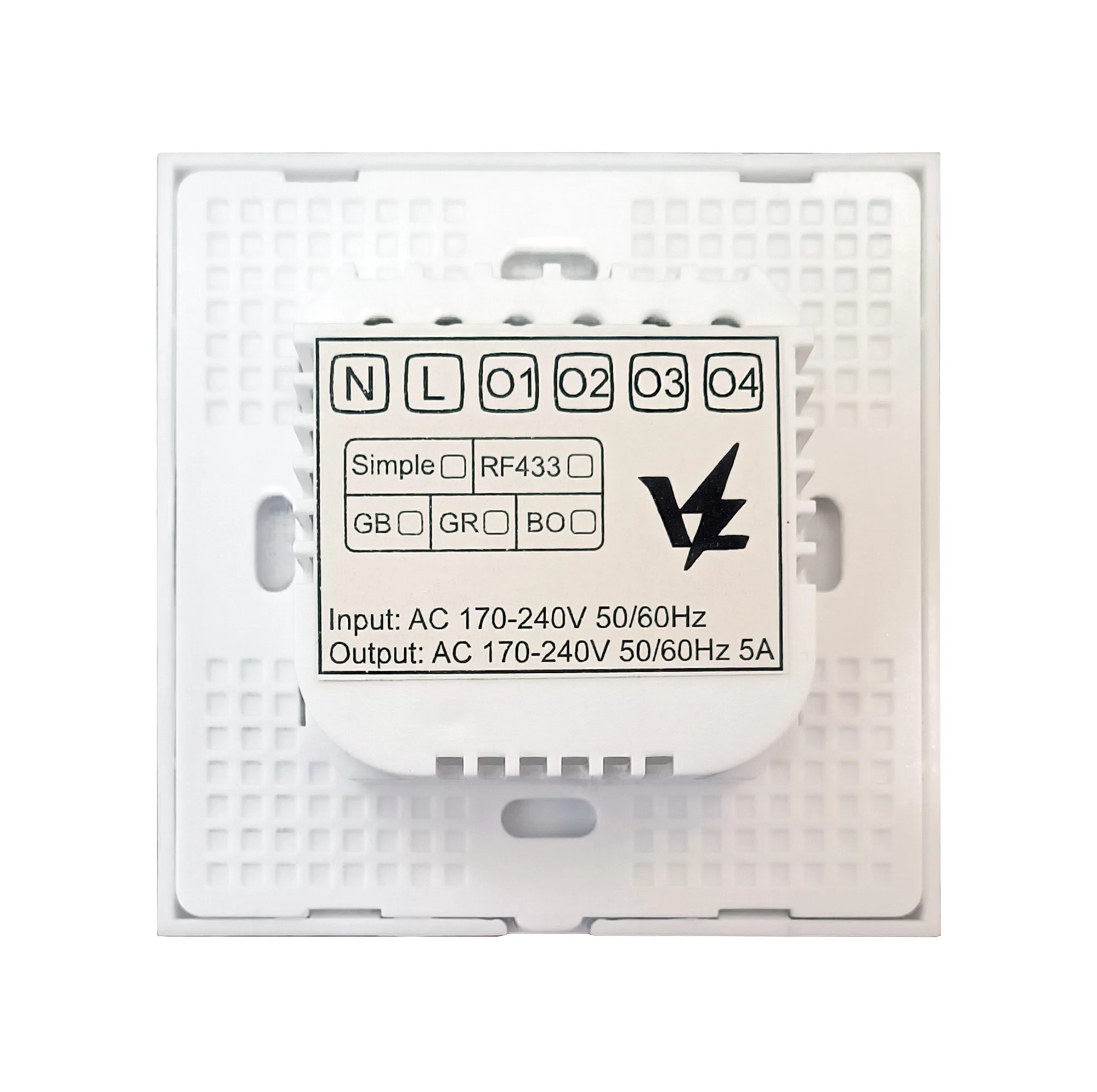 کلید لمسی تک پل مدل VL-RF433W