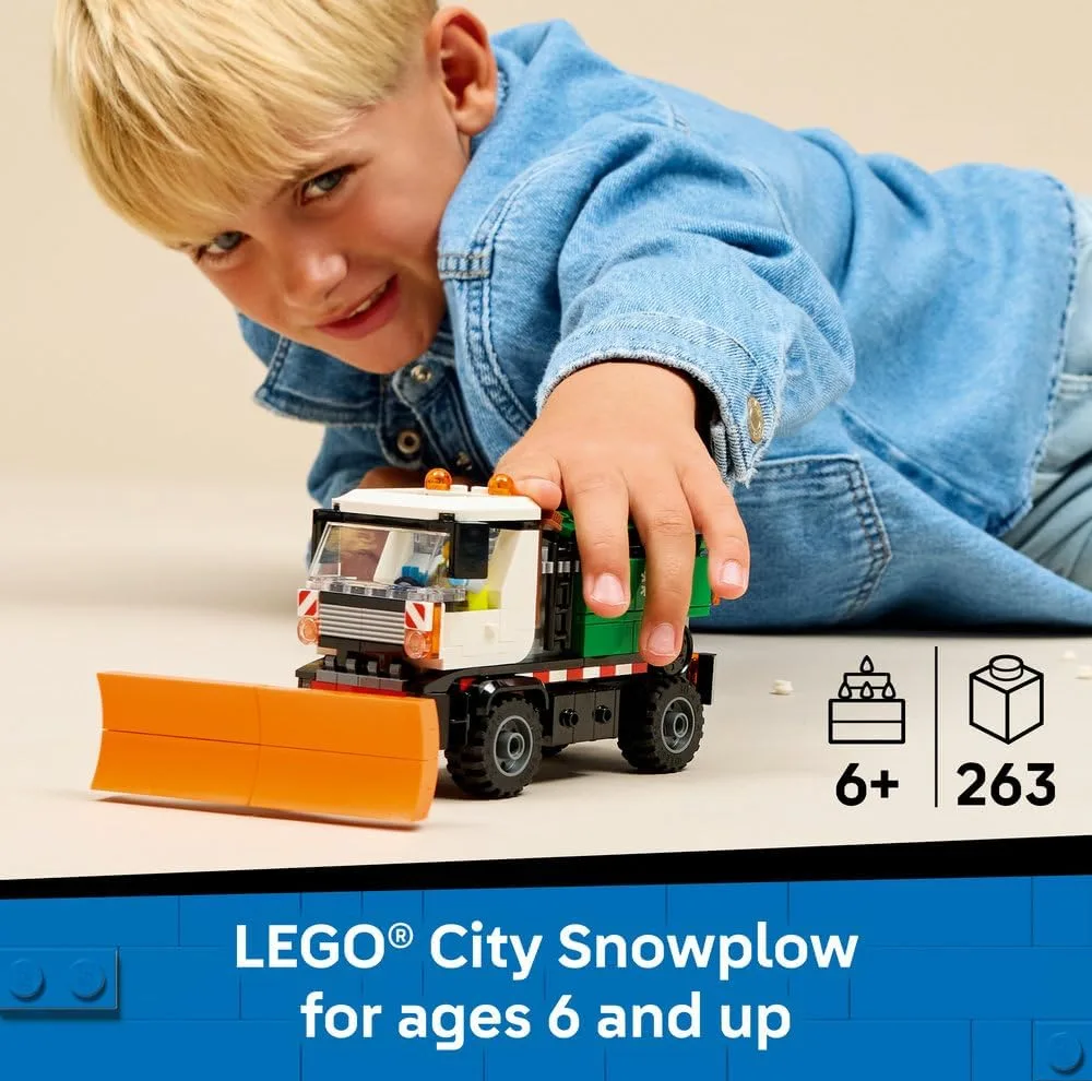 لگو 263 تکه سری سیتی مدل Snowplough کد 60490