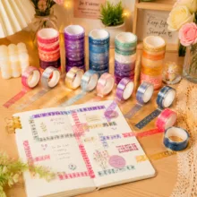 چسب نواری مدل دکوراتیو کد NO.P1 بسته 24 عددی