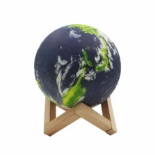 چراغ خواب طرح کره ماه مدل 3D Moon کد 003