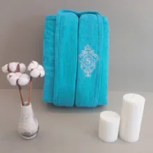 حوله پالتویی ارغوان مدل تن پوش تیفانی سایز 125