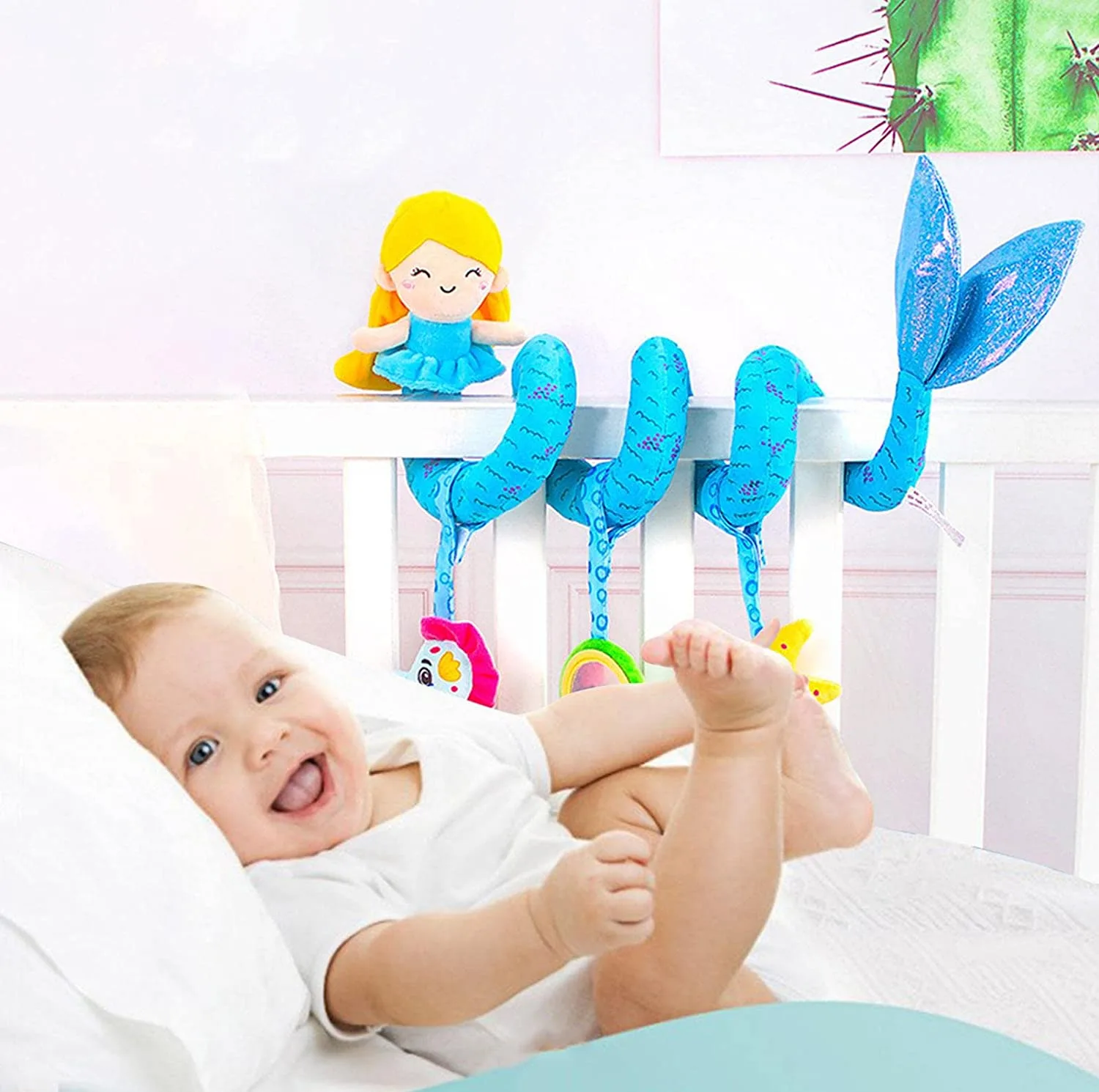 آویز تخت کودک مدل مارپیچ کد 0076
