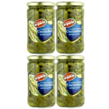 خیارشور سوپر ویژه نمکی ماهوند - 660 گرم مجموعه چهار عددی