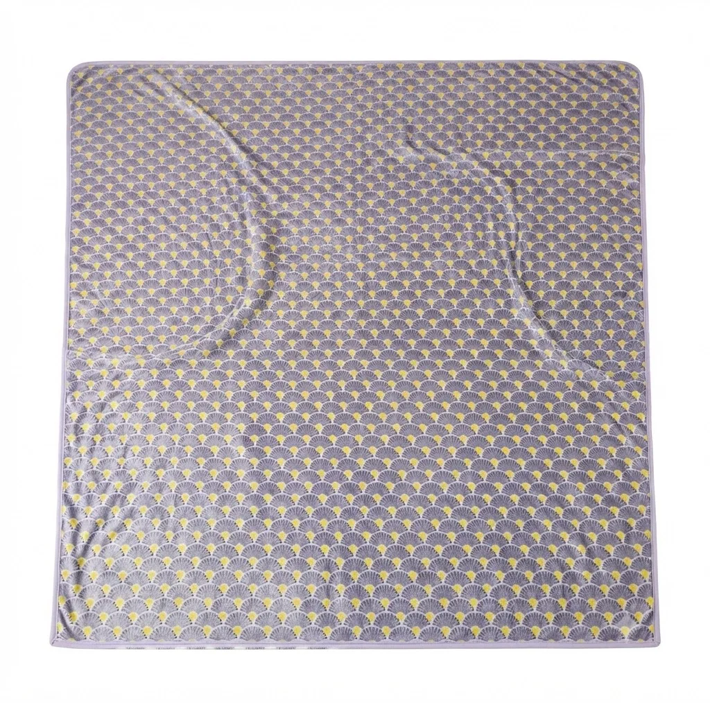 پتو مسافرتی 2 نفره مدل ژله ای شب نما طرح پولک سایز 240x220 سانتیمتر