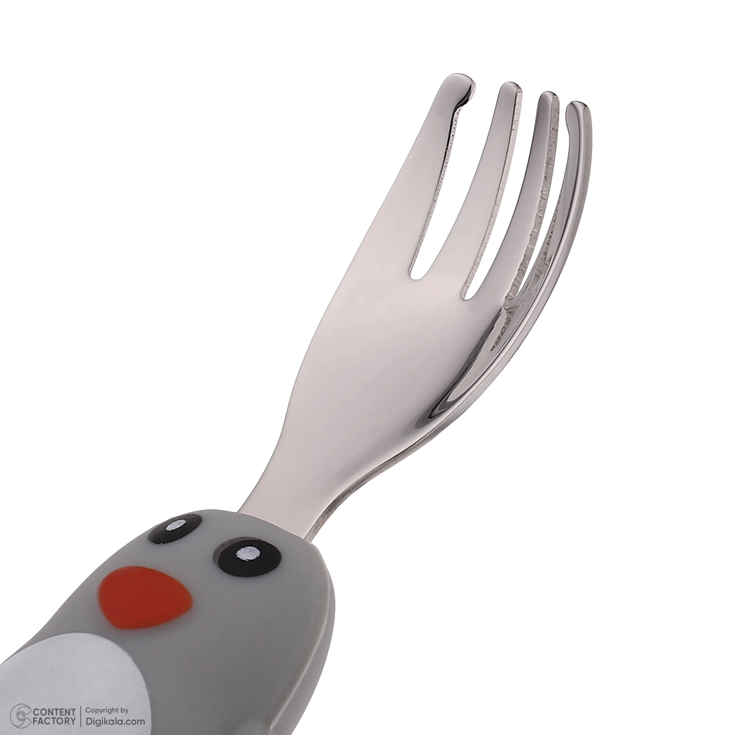 قاشق و چنگال کودک مدل Penguin بسته 2 عددی