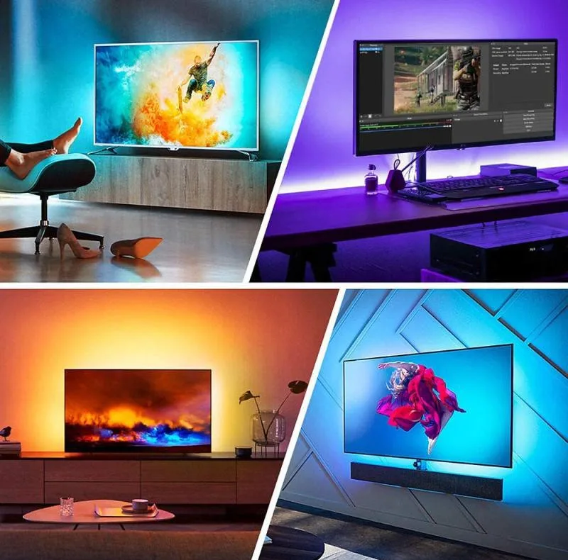 ریسه ال ای دی دریم مدل RGB-IC گیمینگ طول 5 متر