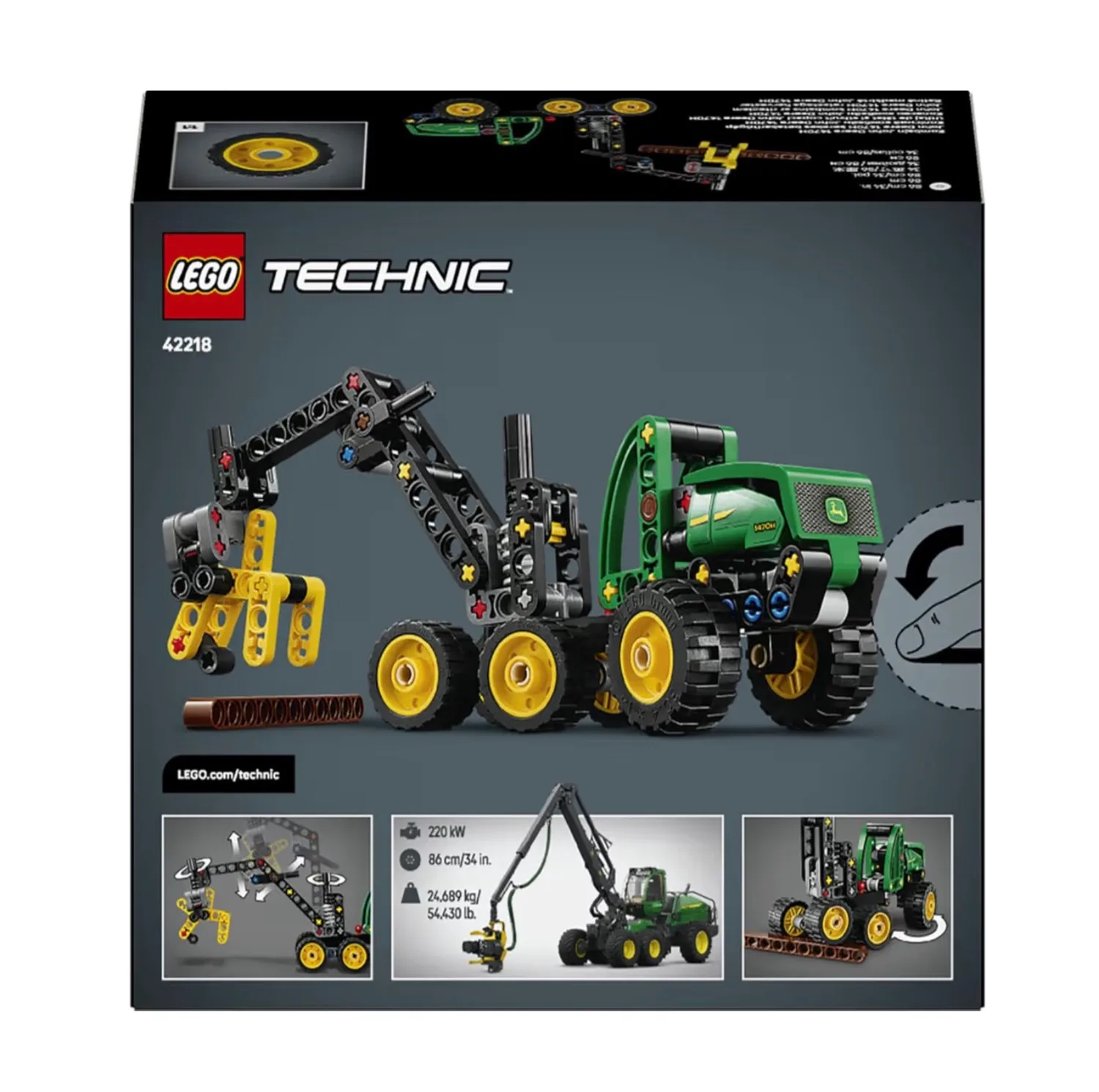 لگو 42218 سری Technic مدل John Deere 1470H Wheeled Harvester