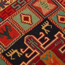گلیم دستبافت یک متری مدل ورنی کد4041168