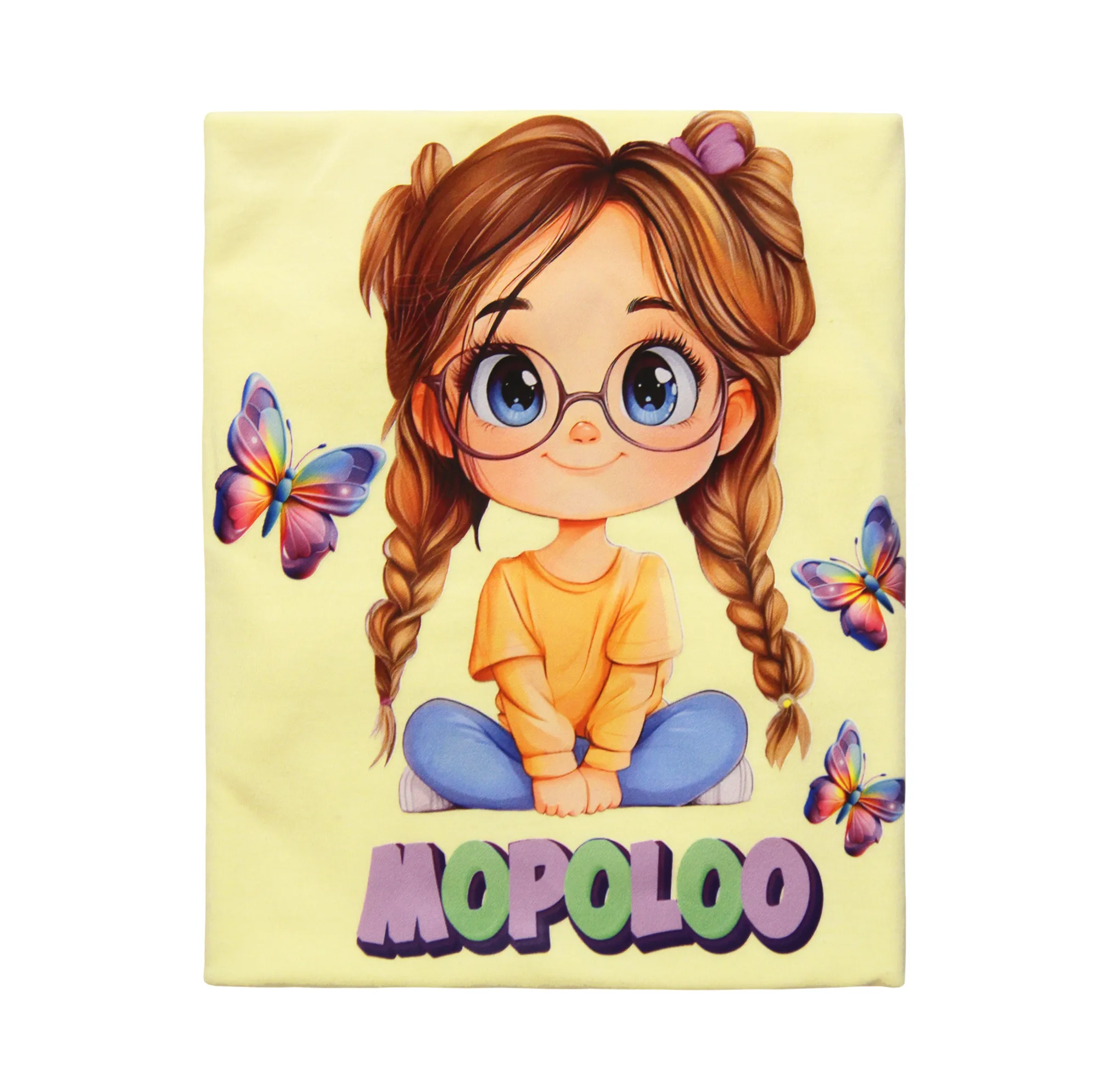 ست تاپ و شورت راحتی دخترانه موپولو کد R1