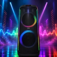 اسپیکر بلوتوثی قابل حمل برودو مدل Karaoke Box dual 12inch
