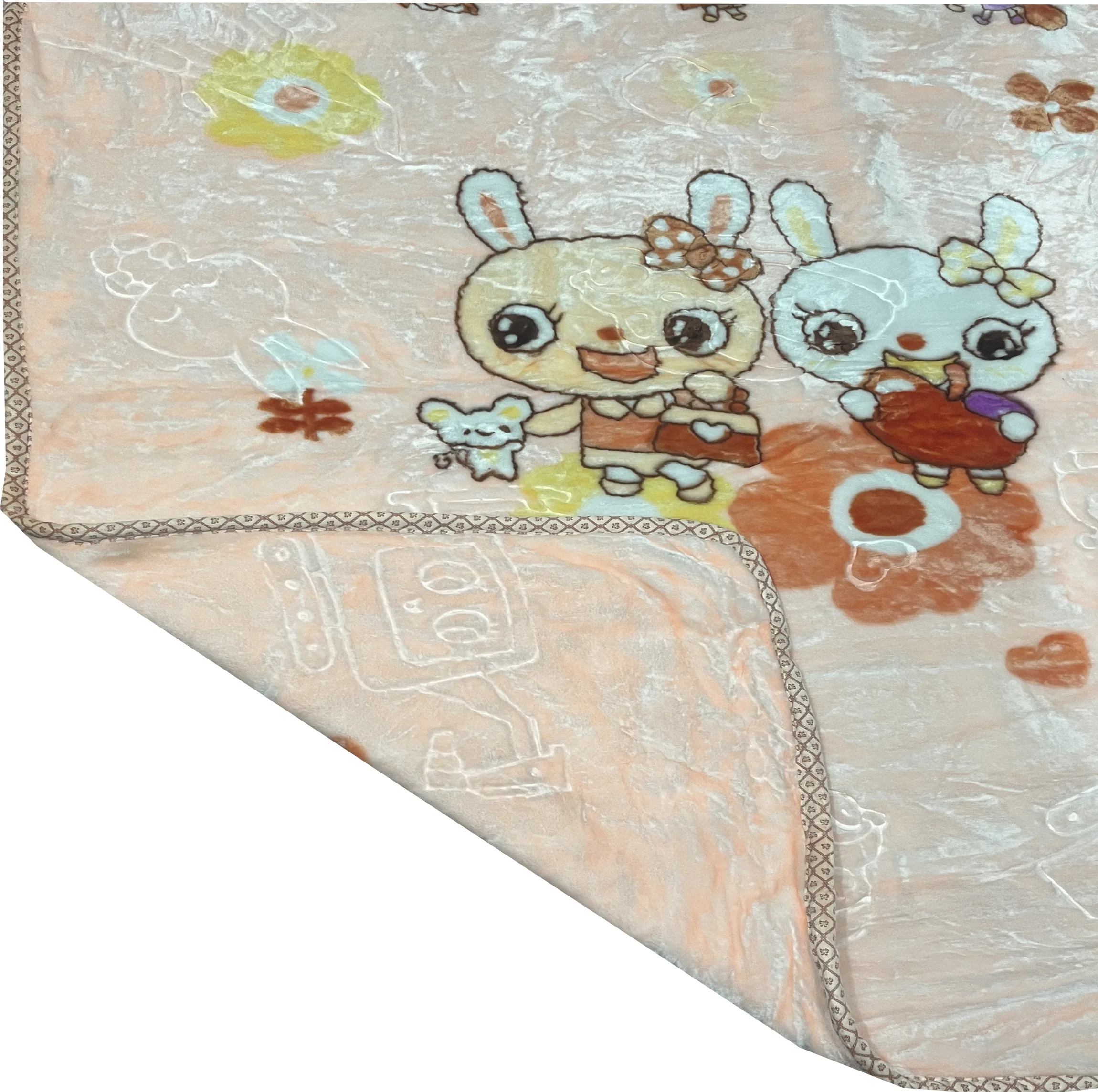 پتو کودک مدل آبجی خرگوشه سایز 120x100 سانتی متر