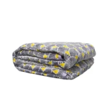 پتو مسافرتی 2 نفره مدل ژله ای شب نما طرح پولک سایز 240x220 سانتی‌متر