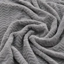 پتوی مسافرتی چهارفصل ژله‌ای مدل موجی دو نفره 220×215 سانتی متر