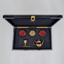 زعفران کادویی عاقله - 6 گرم به همراه هل - 20 گرم