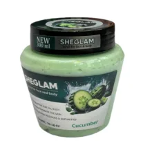 اسکراب شیگلم مدل Cucumber مناسب برای انواع پوست حجم 300 میلی لیتر