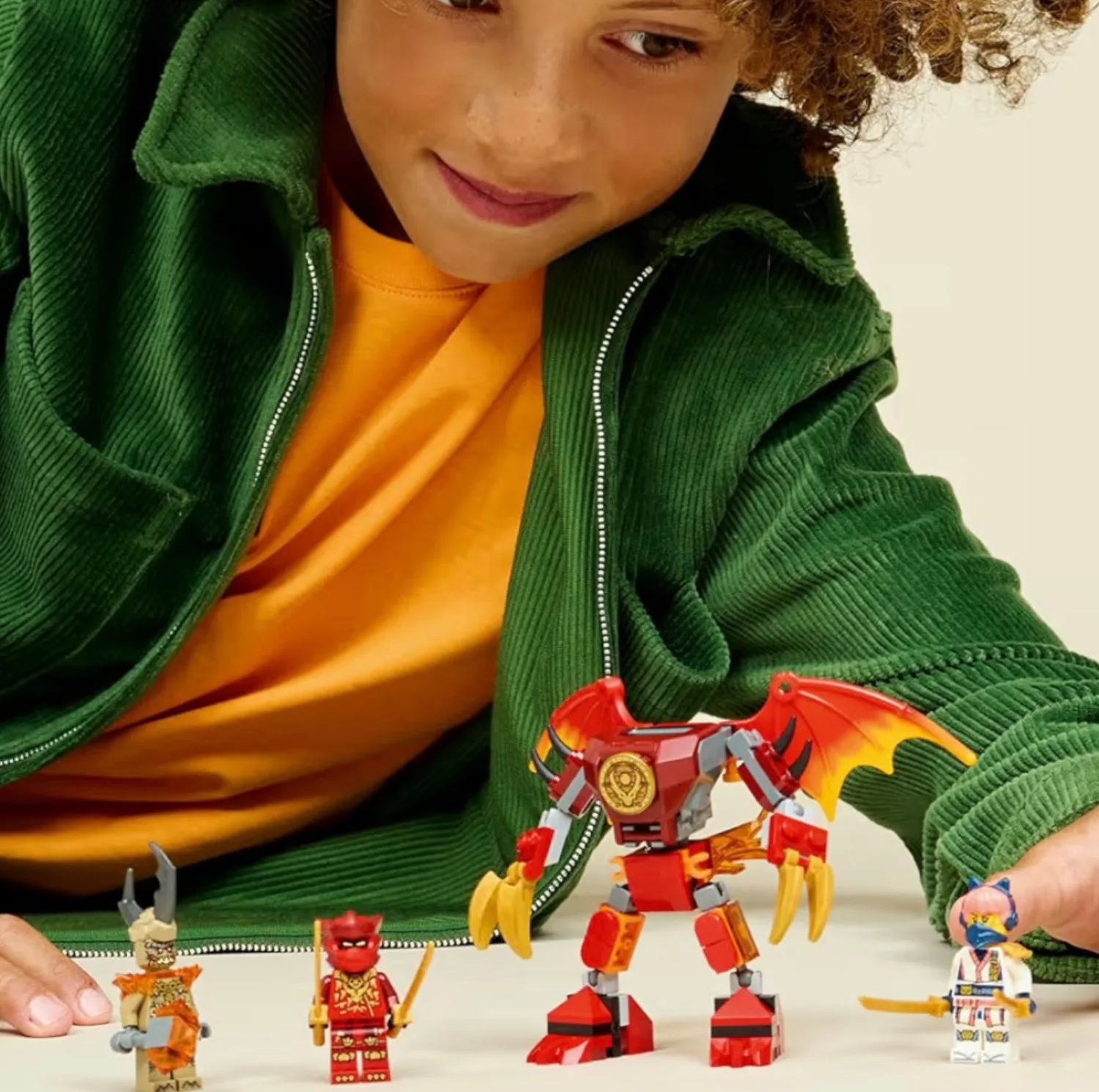 لگو سری نینجاگو مدل Kai's Dragon Mech Battle Pack کد 71851 با 85 قطعه
