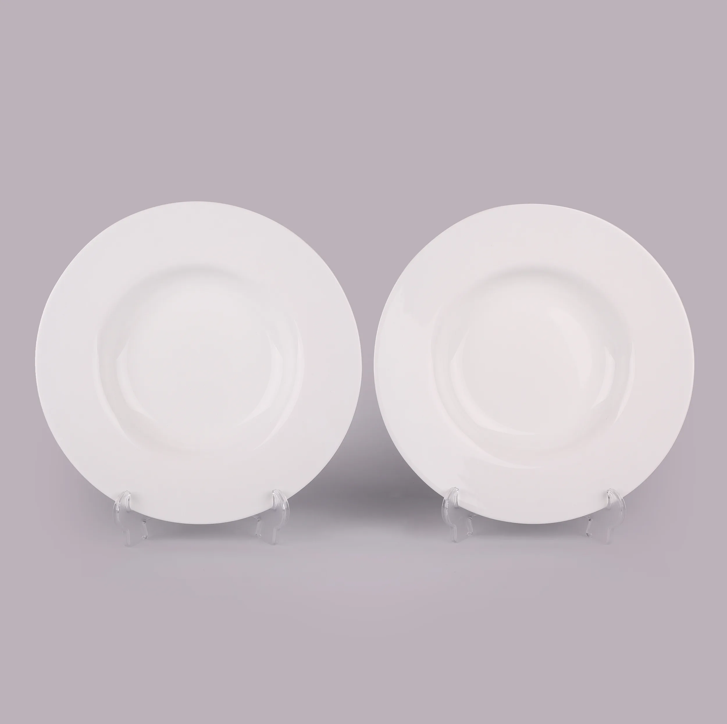 بشقاب طرح گرد مدل پاستا خوری کد 001 مجموعه دو عددی