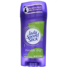 استیک ضد تعریق زنانه لیدی اسپید استیک مدل INVISIBLE DRY POWDER FRESH حجم 65 میلی لیتر