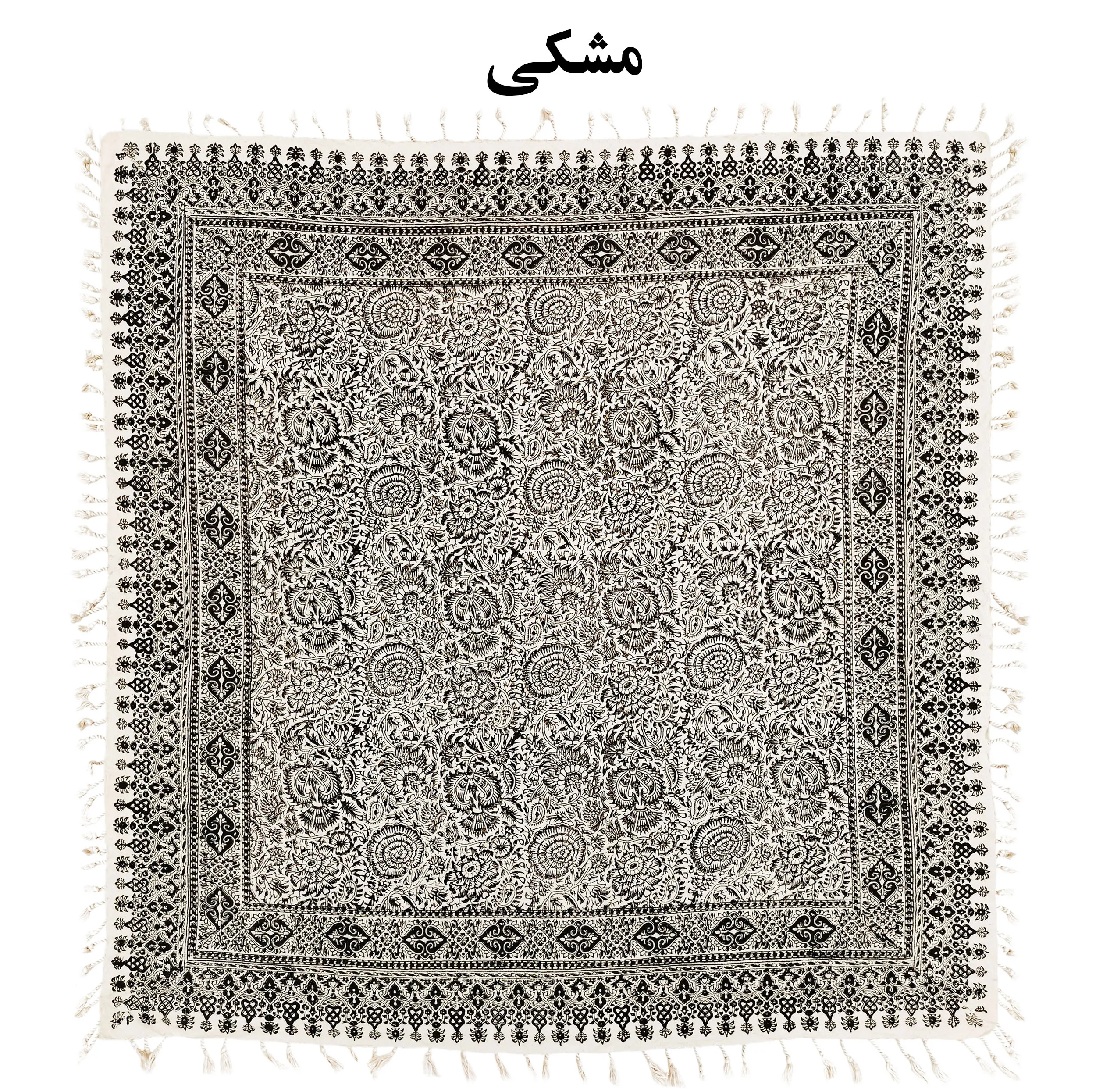 رومیزی قلمکار مدل گل دار