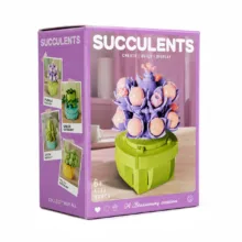 ساختنی 95 تکه مدل گل SEMPERVIVUM TECTORUM