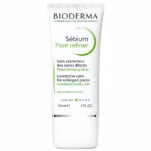 کرم کوچک کننده منافذ باز پوست بایودرما مدل Sébium Pore Refiner مناسب برای پوست چرب حجم 30 میلی لیتر